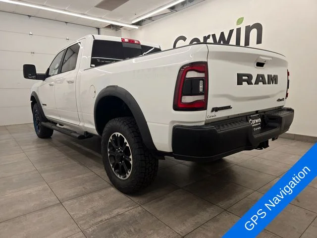 Used 2024 Bright White Clearcoat Ram Rebel image 3