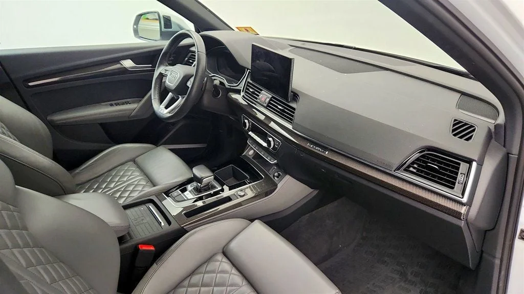 Used 2021 Glacier White Metallic Audi Premium Plus 3.0 TFSI quattro w/ Nav & B&O 3D Audio image 25