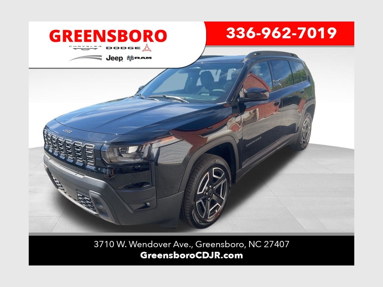 New 2026 Diamond Black Crystal Pearl-Coat Exterior Paint Jeep Laredo image 1