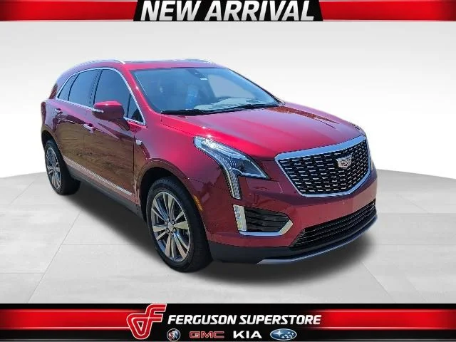 Used 2021 Red Cadillac Premium Luxury image 1