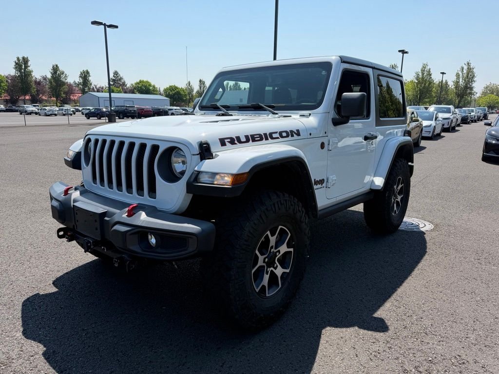 Used 2023 Bright White Clearcoat Jeep Rubicon image 3