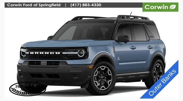 New 2026 Azure Gray Metallic Tri-Coat Ford Outer Banks® image 1