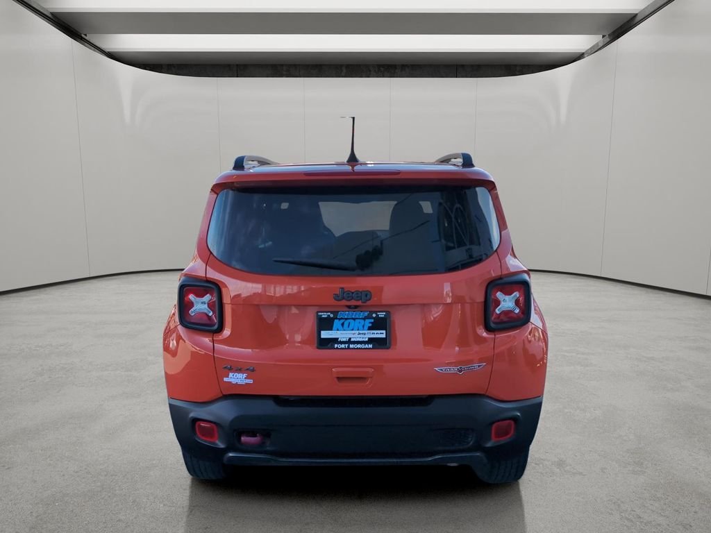 Used 2021 Omaha Orange Clearcoat Jeep Trailhawk image 4