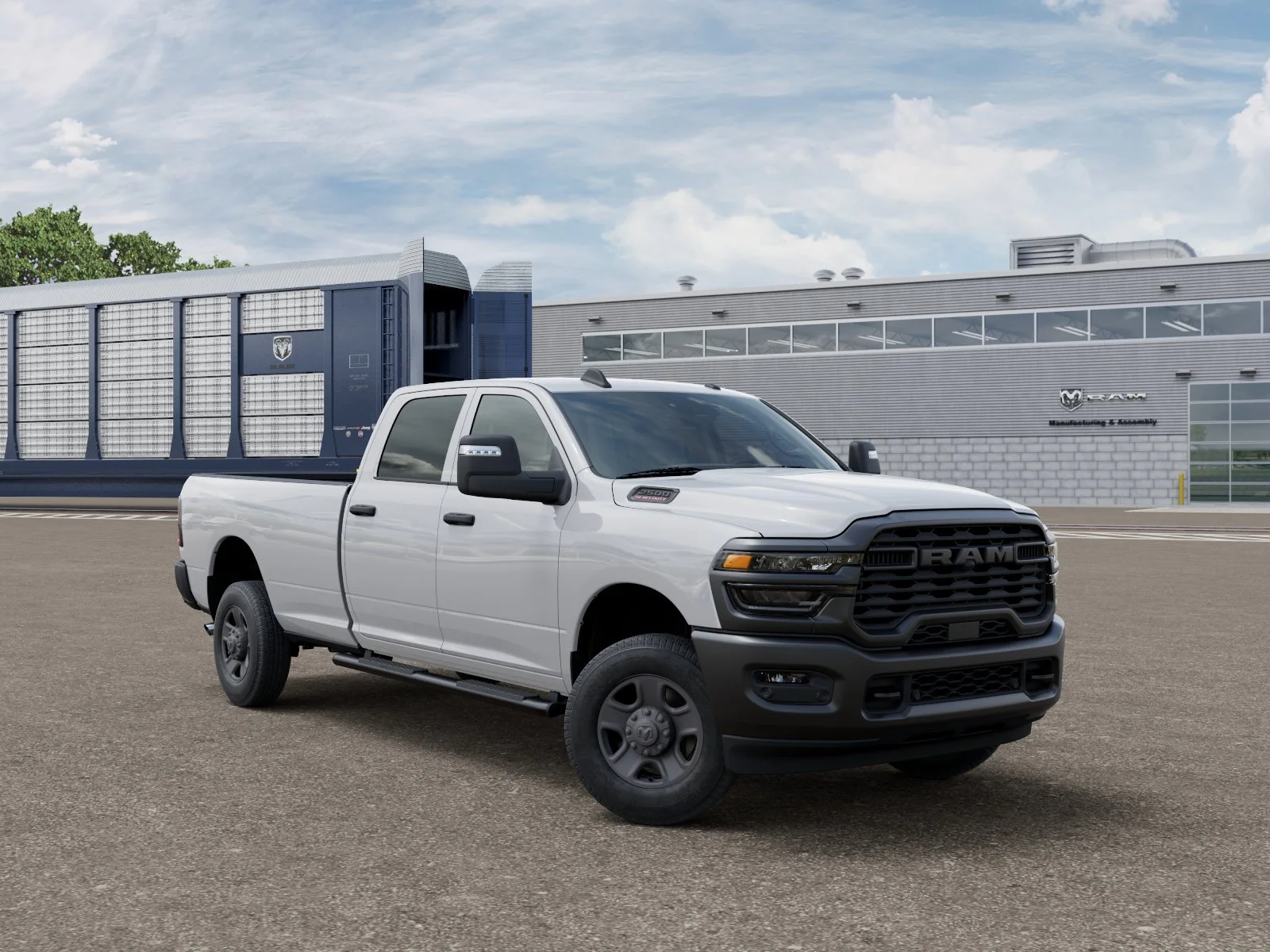New 2026 Bright White Clear-Coat Exterior Paint RAM  image 3