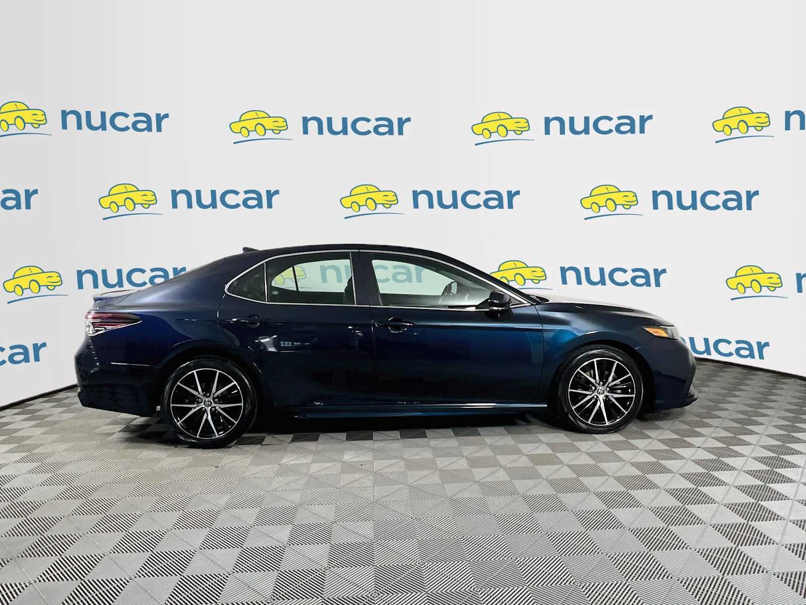 Used 2021 Galactic Aqua Mica Toyota SE image 8
