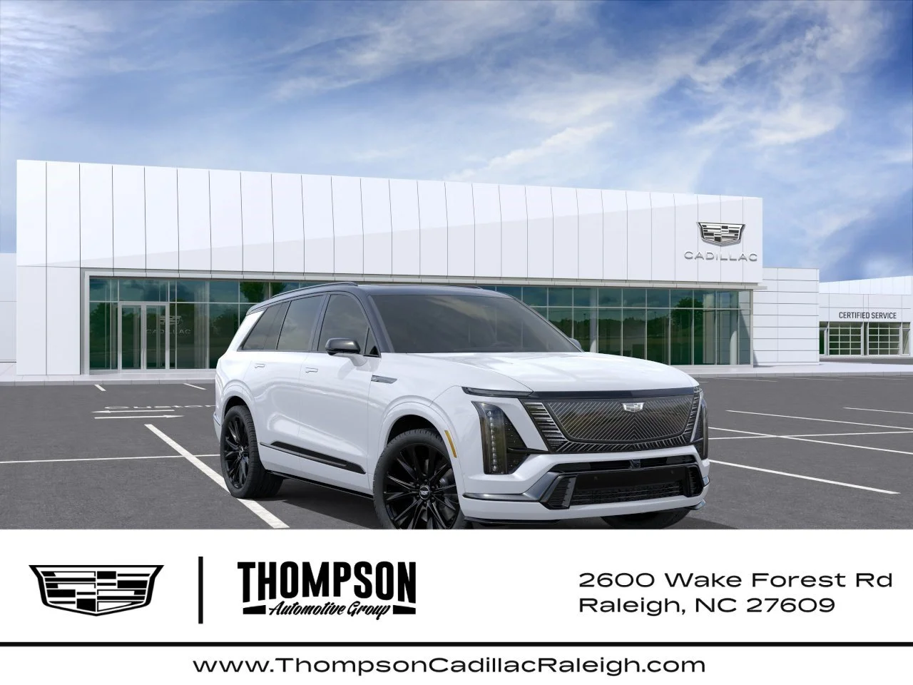 New 2027 Vibrant White Tricoat Cadillac Platinum image 1