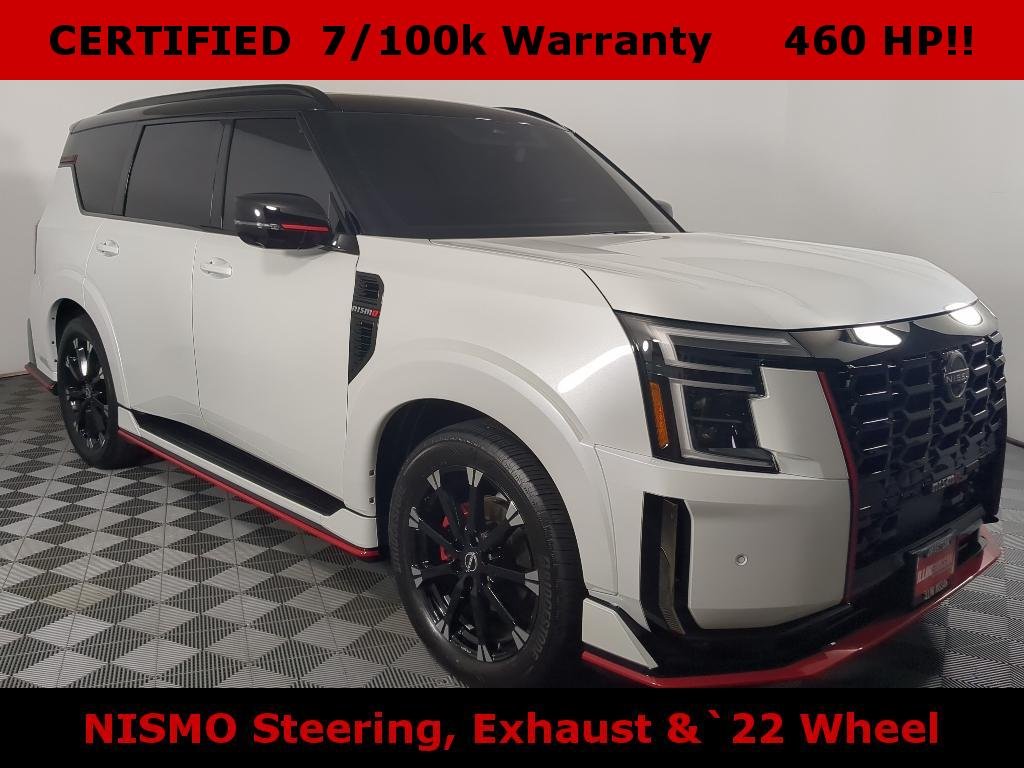 Certified Used 2026 Everest White Pearl Tricoat/Super Black Nissan NISMO image 1