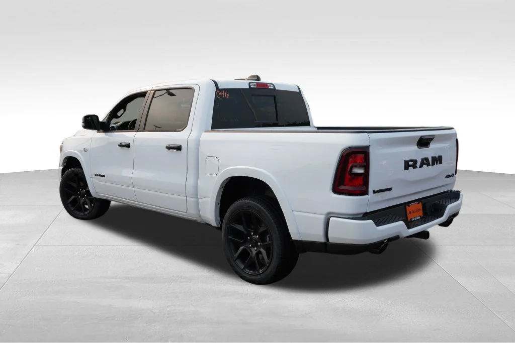 New 2026 Bright White Clear-Coat Exterior Paint RAM Laramie image 5