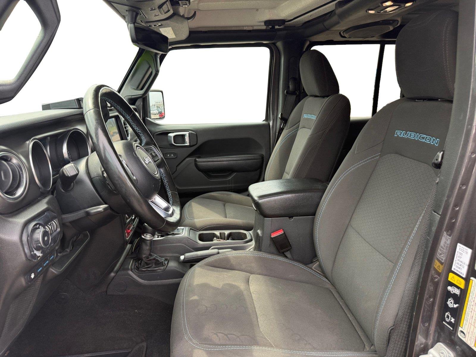 Used 2022 Granite Crystal Metallic Clearcoat Jeep Unlimited Rubicon image 10