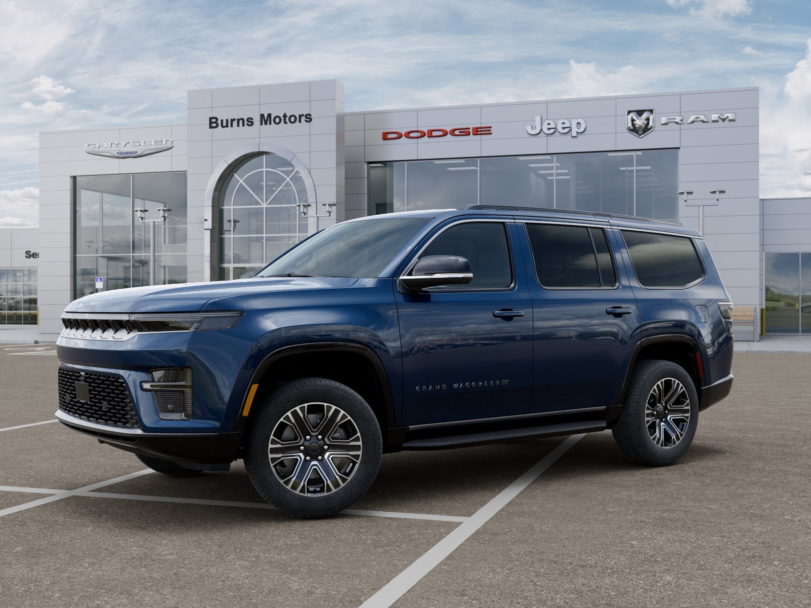 New 2026 Fathom Blue Pearl-Coat Exterior Paint Jeep 4x2 image 2