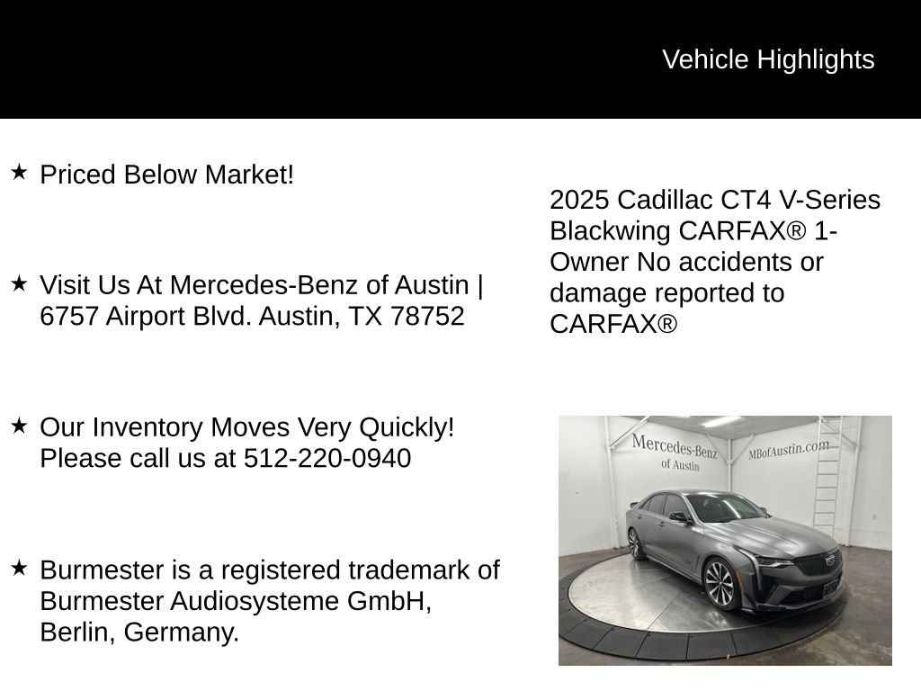 Used 2025 Gray Cadillac V-Series image 6
