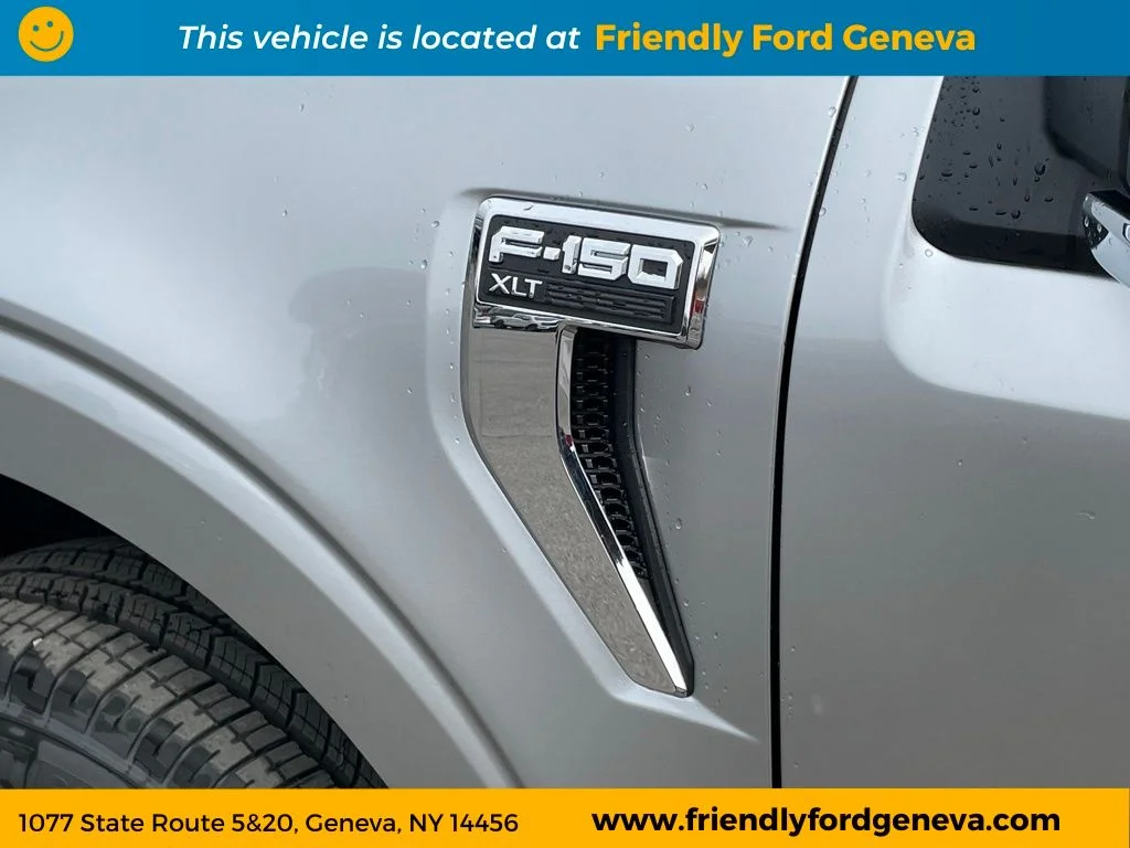 Used 2025 Iconic Silver Metallic Ford XLT image 46