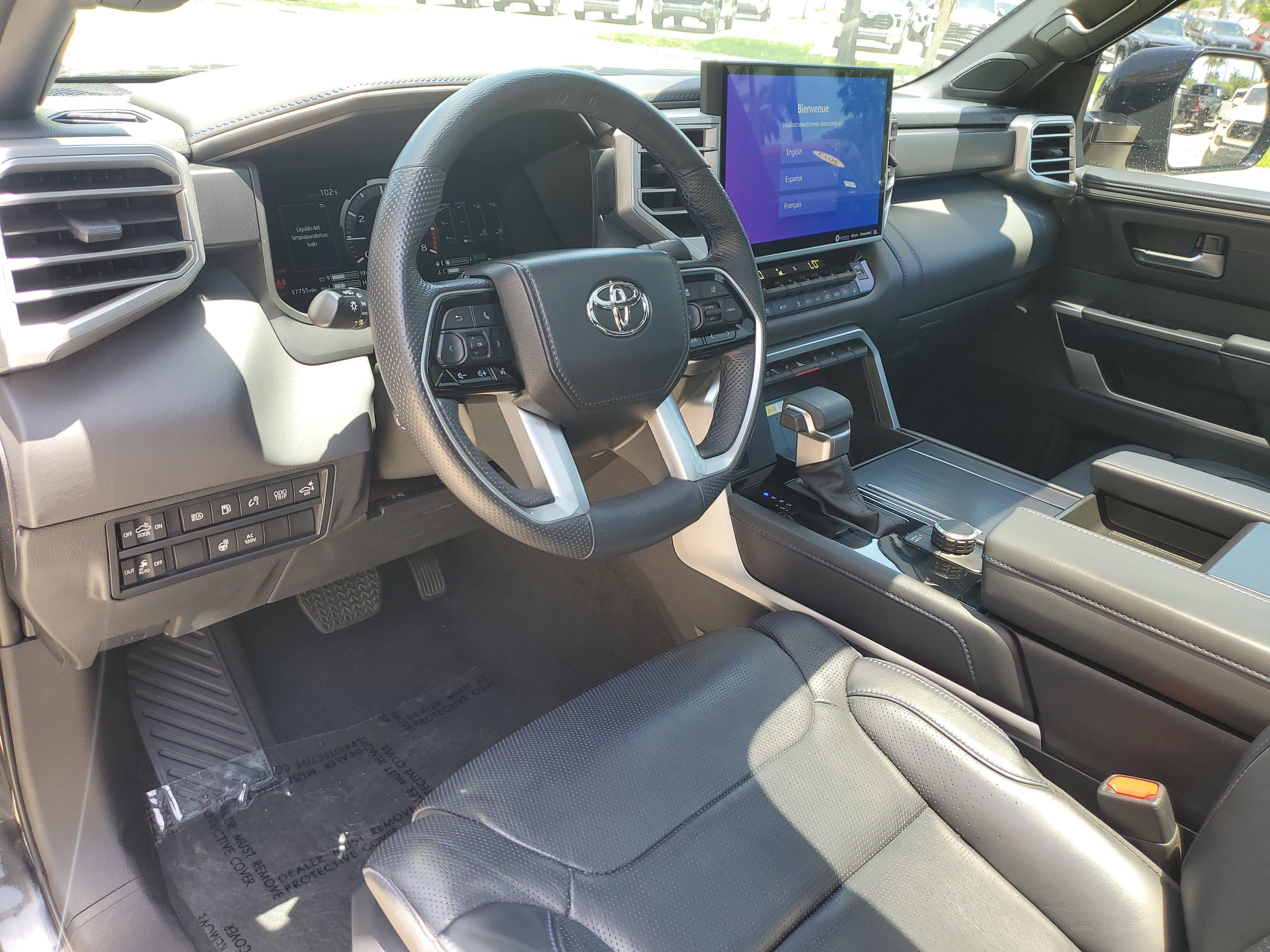 Used 2024 Midnight Black Metallic Toyota Platinum Hybrid image 20