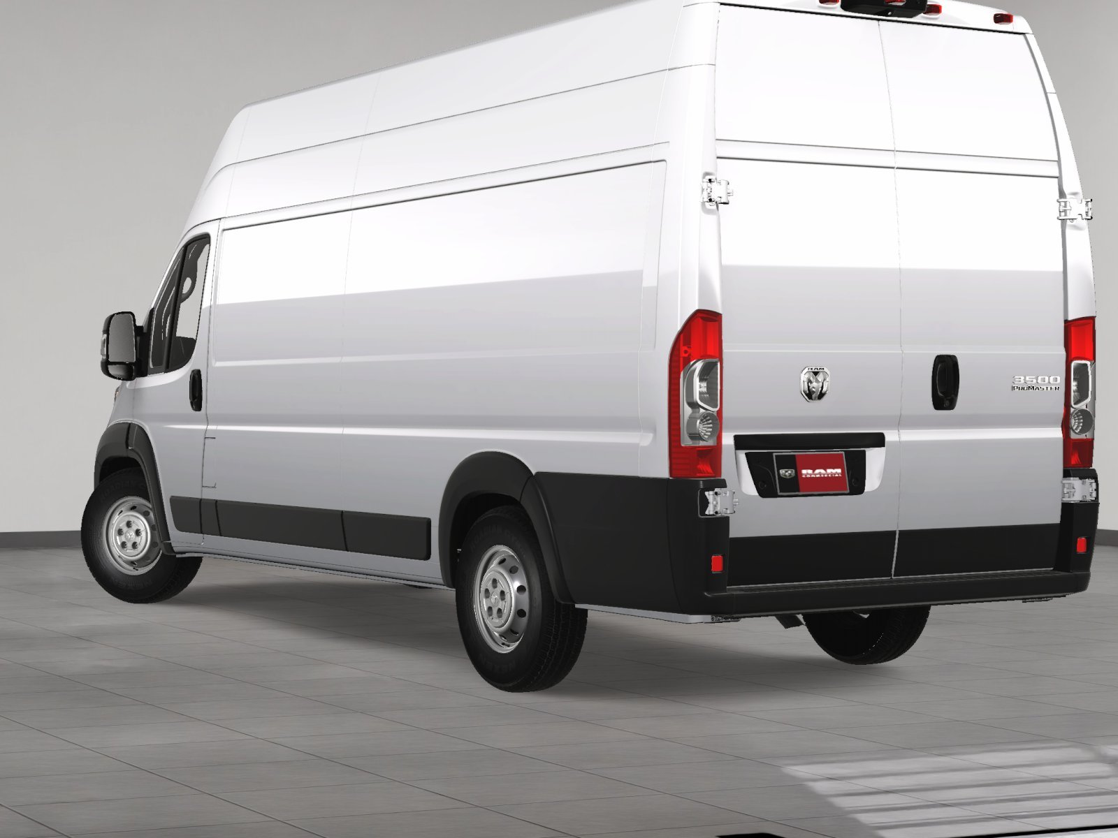 New 2024 Bright White Clear-Coat Exterior Paint RAM Super High Roof image 34