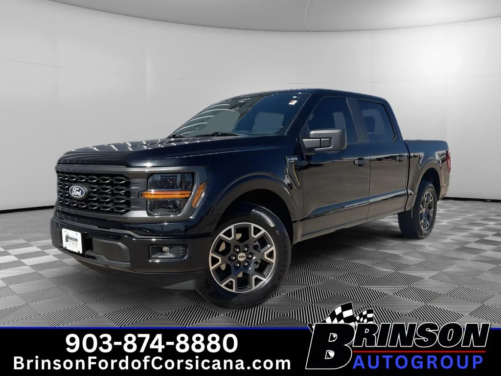 Used 2024 Agate Black Metallic Ford STX image 1