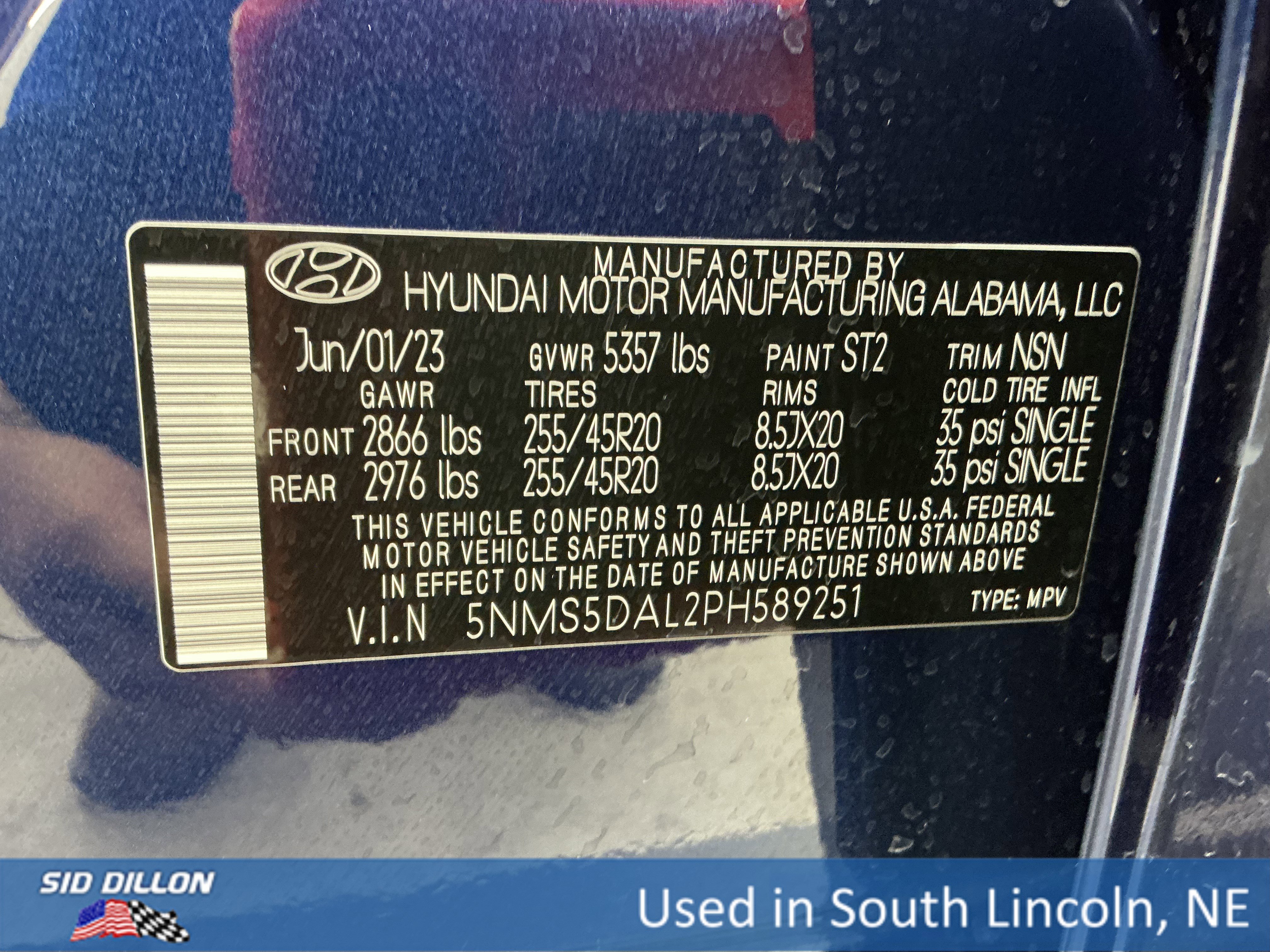 Used 2023 Stormy Sea Hyundai Calligraphy image 15