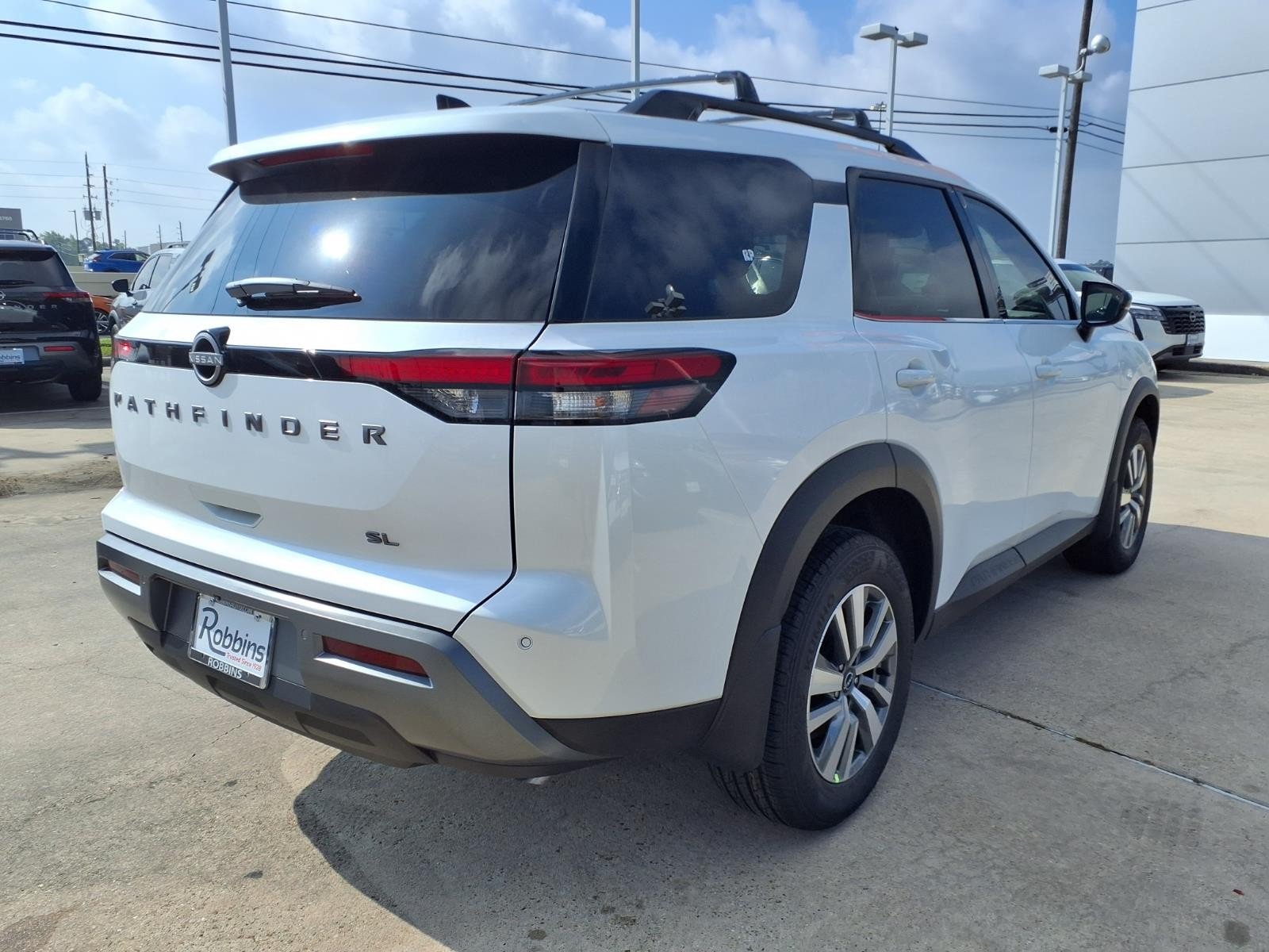 2026 Nissan Pathfinder SL White at Robbins Nissan