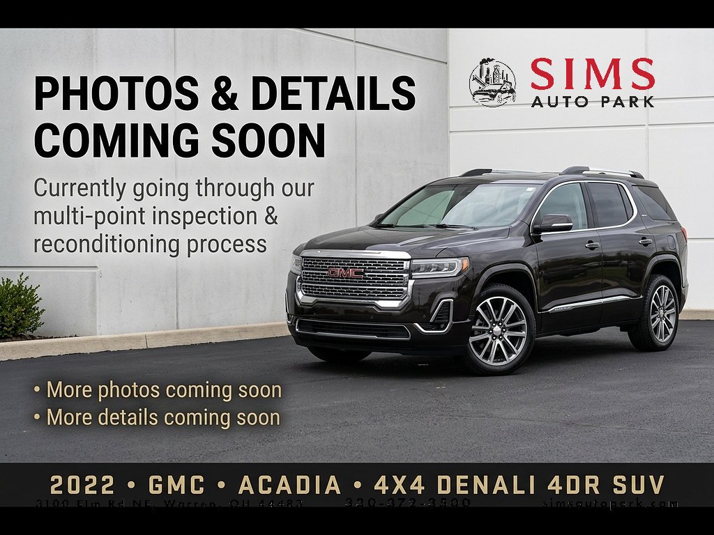 Used 2022 EBONY TWILIGHT METALLIC GMC Denali image 1