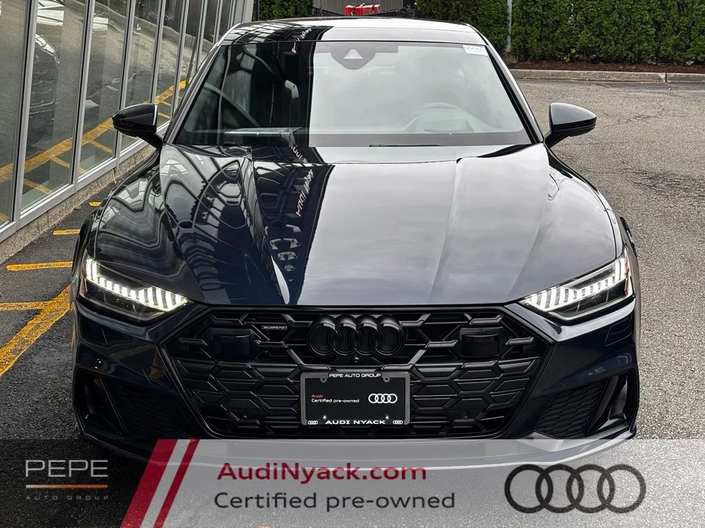 Certified Used 2024 Blue Audi 55 Prestige image 2