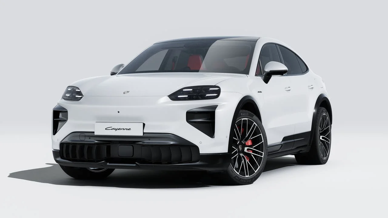 New 2026 Carrara White Metallic Porsche Turbo Coupe Electric image 1