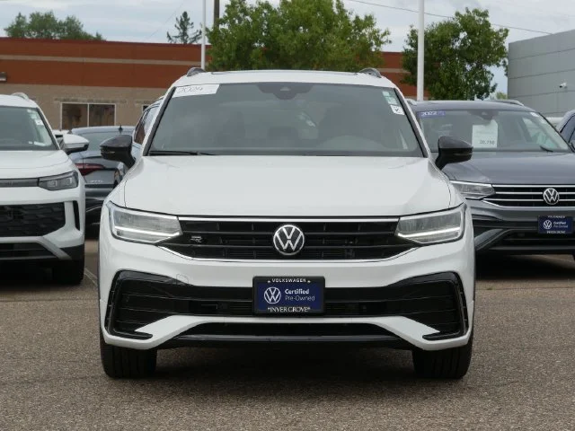 Certified 2024 Volkswagen Tiguan SE R-LINE BLACK with VIN 3VV8B7AX3RM204322 for sale in Inver Grove Heights, Minnesota