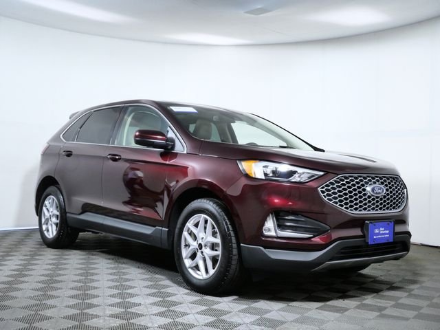 Certified Used 2024 Red Ford SEL image 1