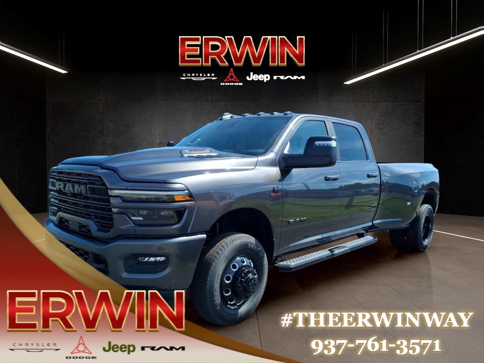 New 2026 Granite Crystal Metallic Clear-Coat Exterior Paint RAM Laramie image 3