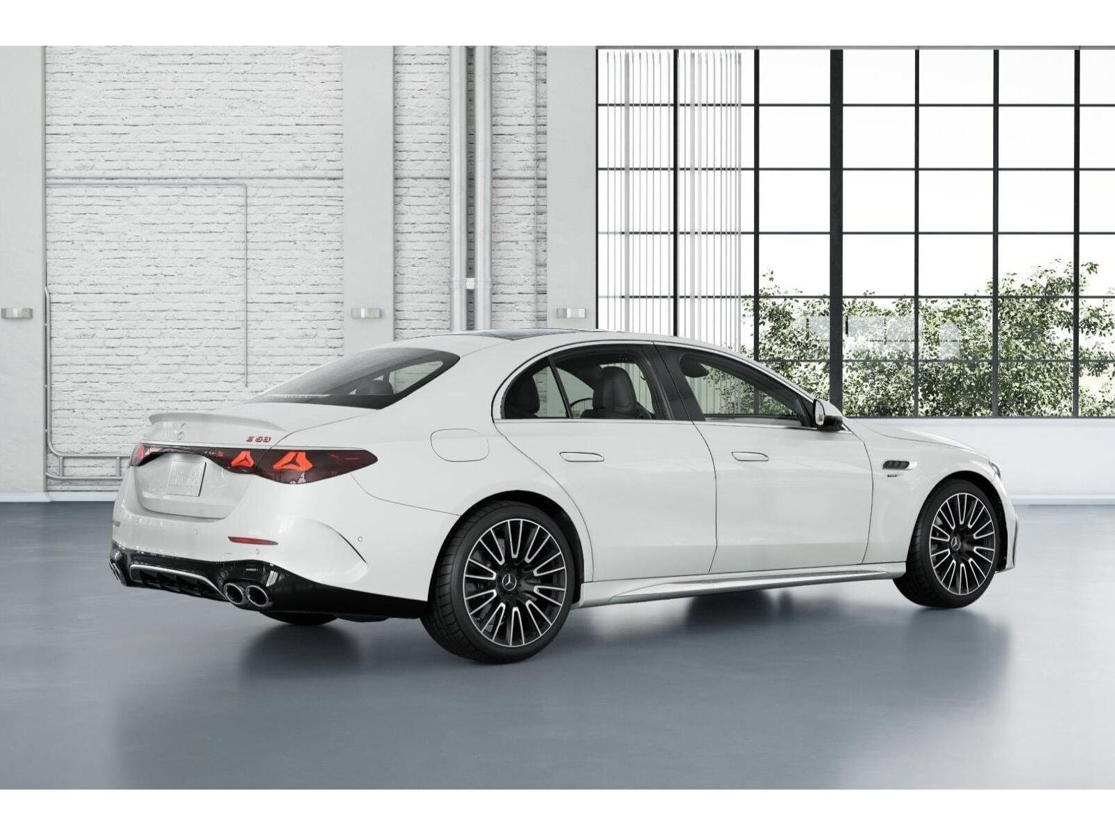 New 2026 MANUFAKTUR Moonlight White Metallic Mercedes-Benz AMG® E 53 E 4MATIC+ Sedan image 33