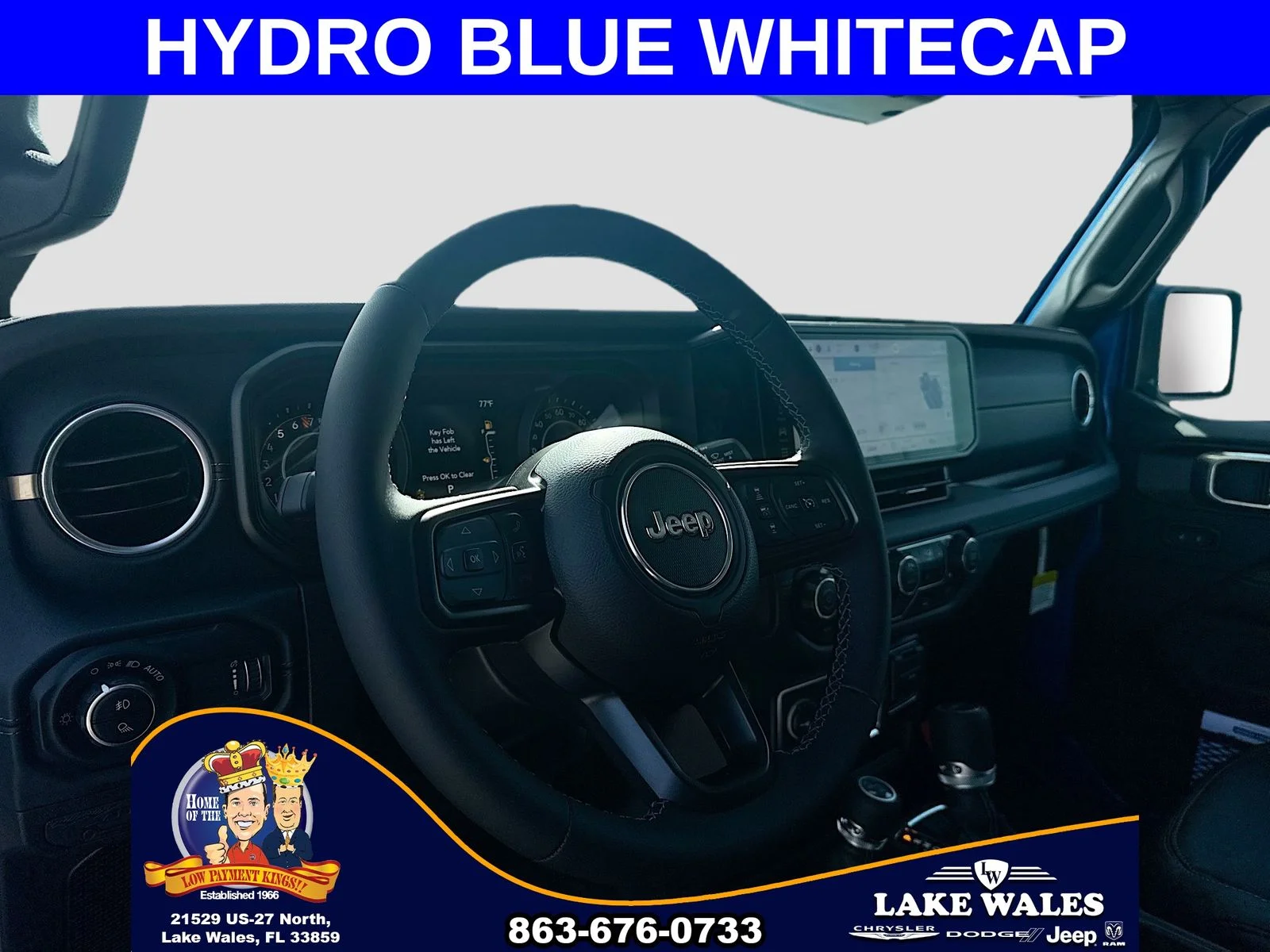 New 2026 Hydro Blue Pearl-Coat Exterior Paint Jeep  image 8