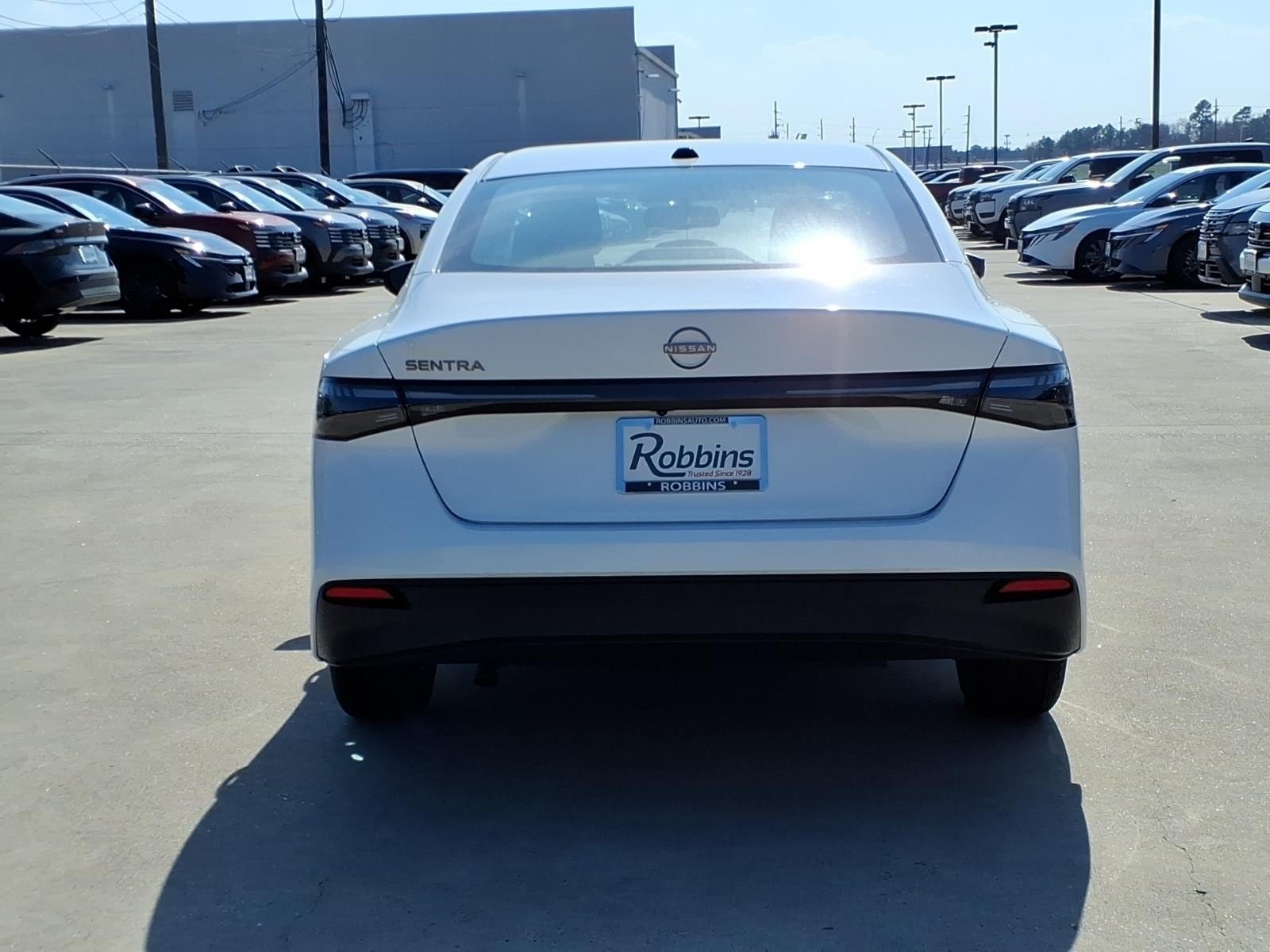 2026 Nissan Sentra SV White at Robbins Nissan