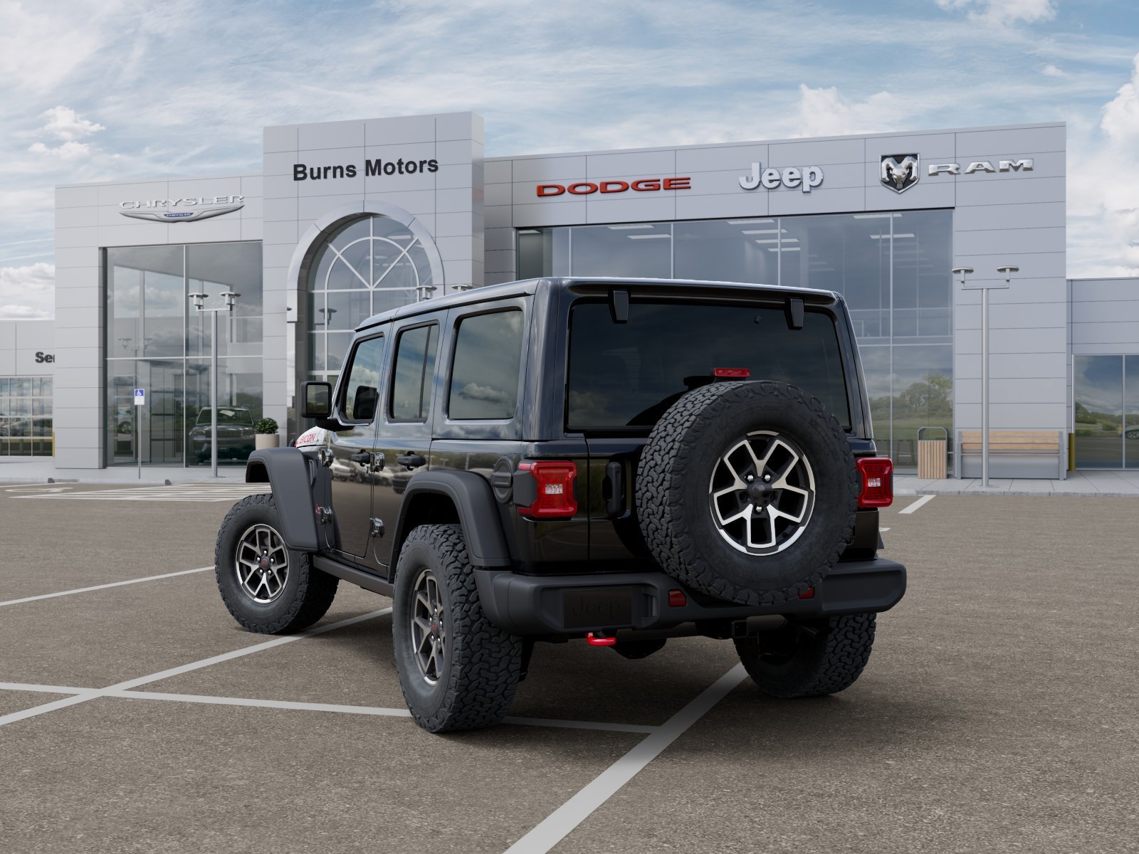 New 2026 Black Clearcoat Jeep Rubicon 4-Door image 3
