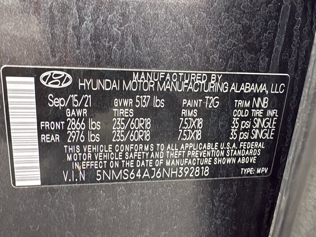 Used 2022 Hampton Gray Hyundai XRT image 31