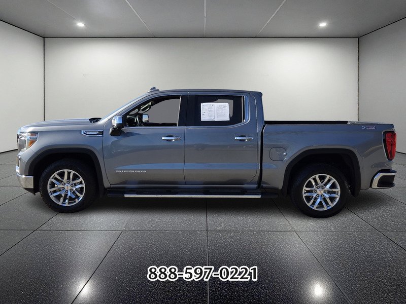 Used 2021 GMC Sierra 1500 SLT with VIN 3GTU9DED7MG266756 for sale in Little Rock