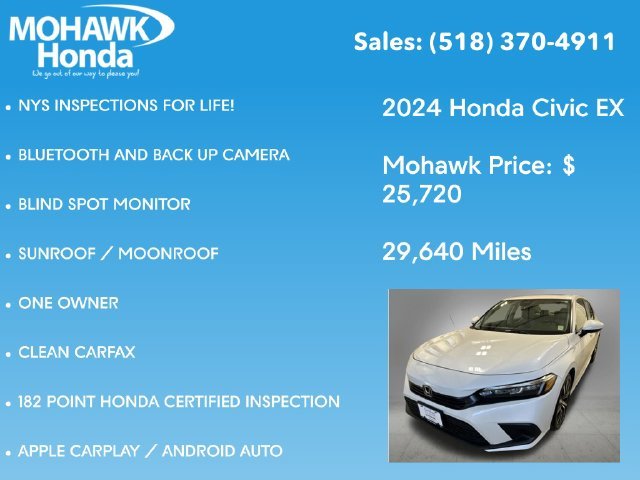 2024 Honda Civic EX - Photo 8
