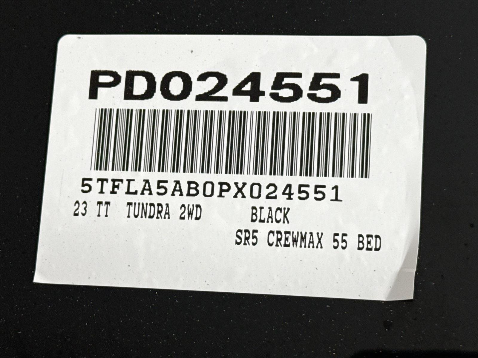 Used 2023 Midnight Black Metallic Toyota SR5 image 44