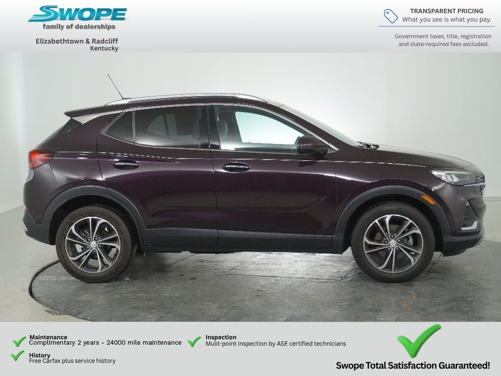 Used 2021 Black Currant Metallic Buick Essence image 2