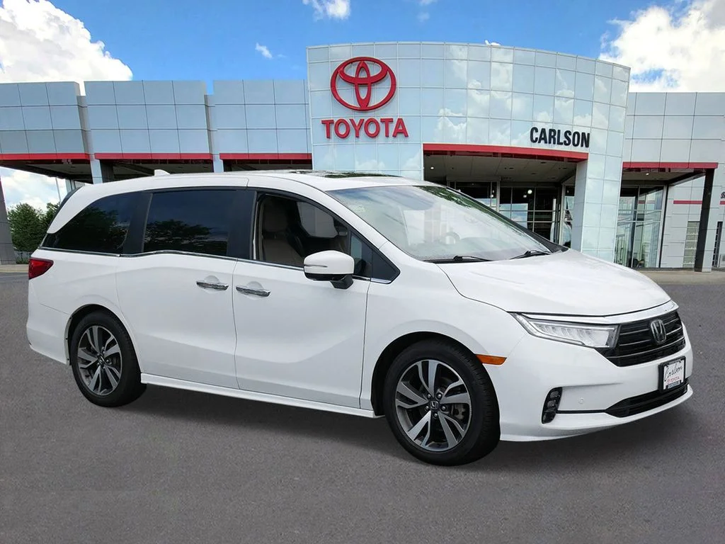 Used 2023 Honda Odyssey Touring with VIN 5FNRL6H86PB056242 for sale in Minneapolis, Minnesota