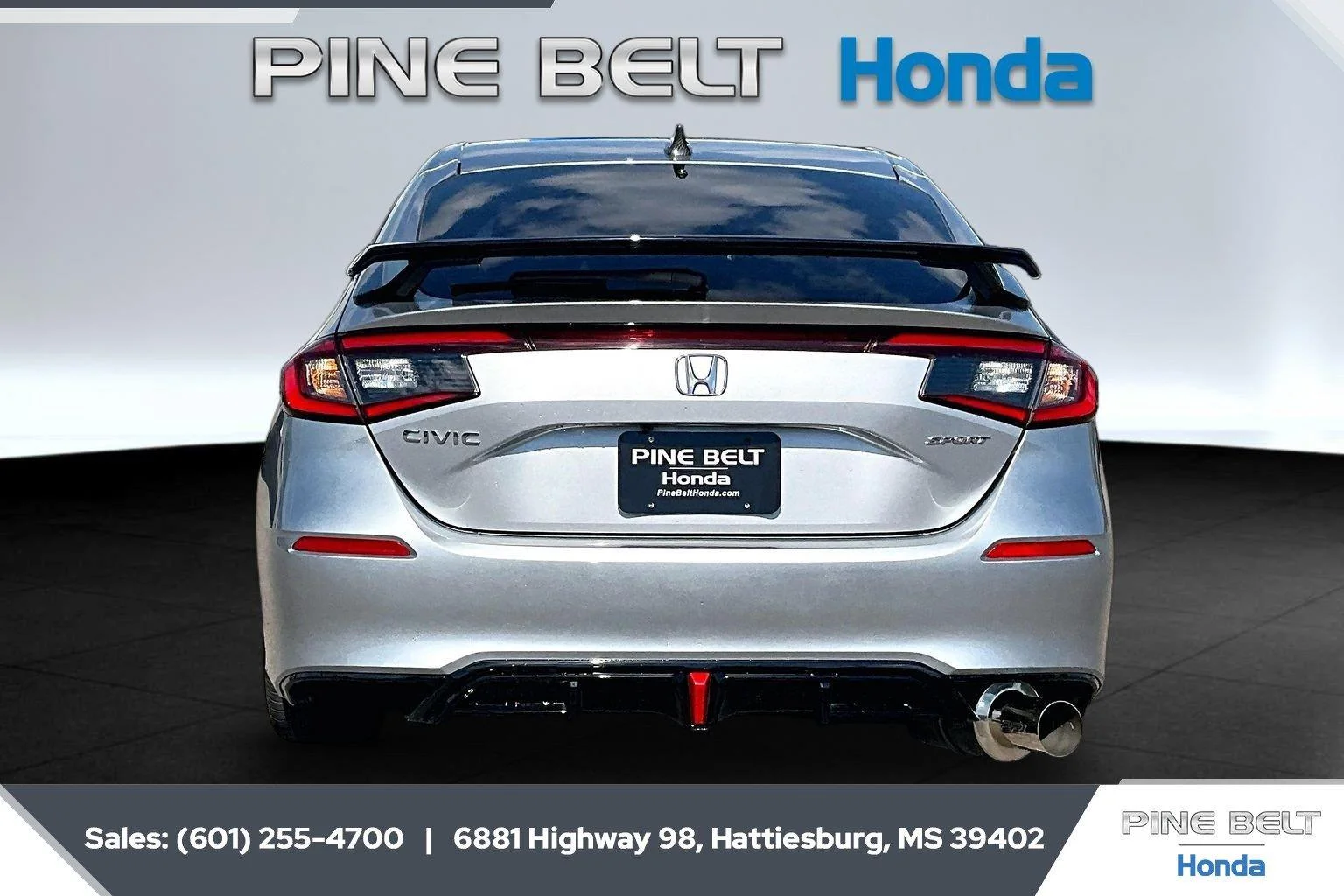 Used 2024 Lunar Silver Metallic Honda Sport image 4