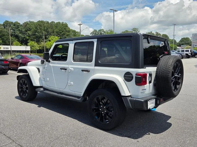 Used 2022 White Jeep Unlimited Sahara 4xe image 6
