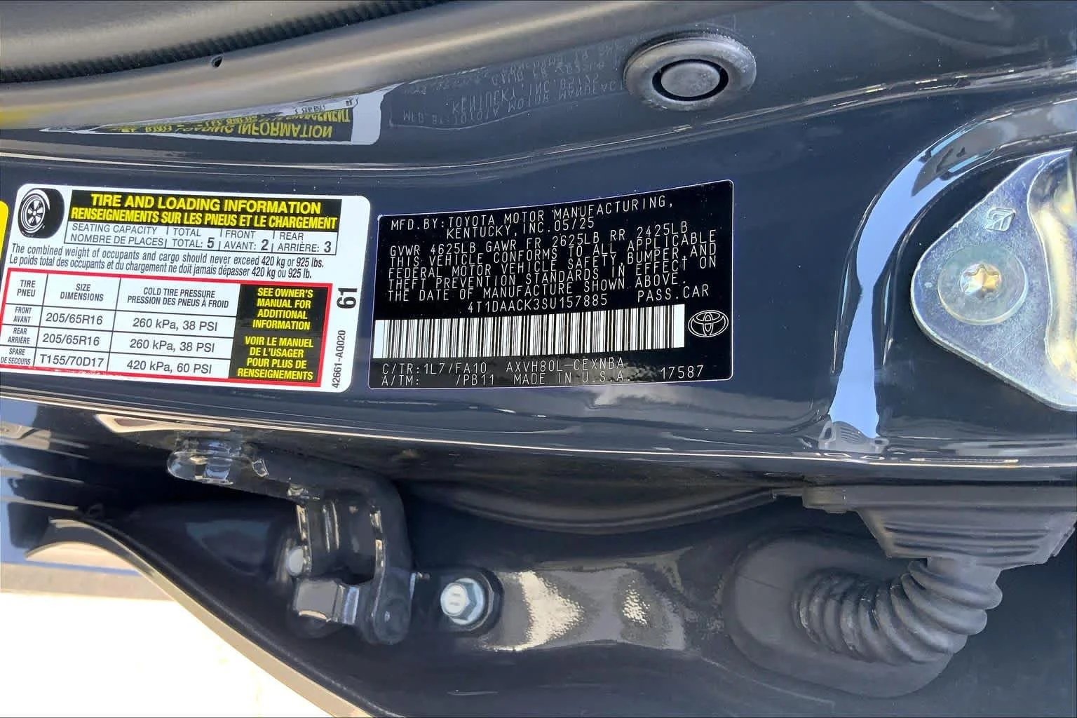 Certified Used 2025 Underground Toyota LE image 36