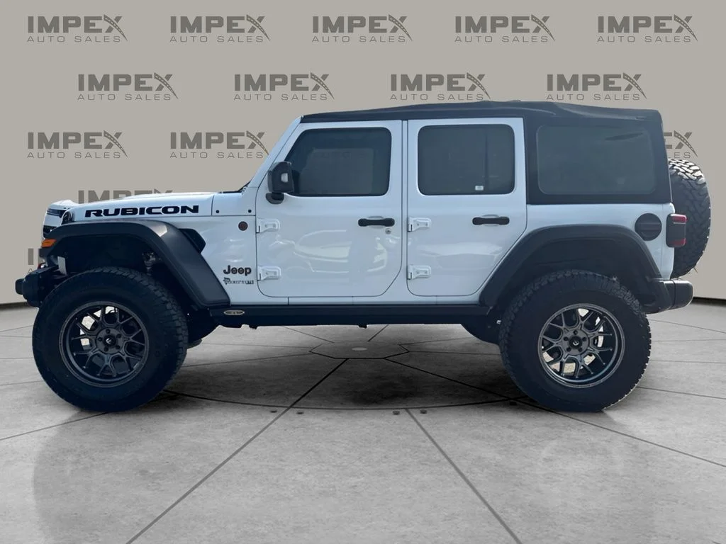 Used 2018 White Jeep Unlimited Rubicon image 2
