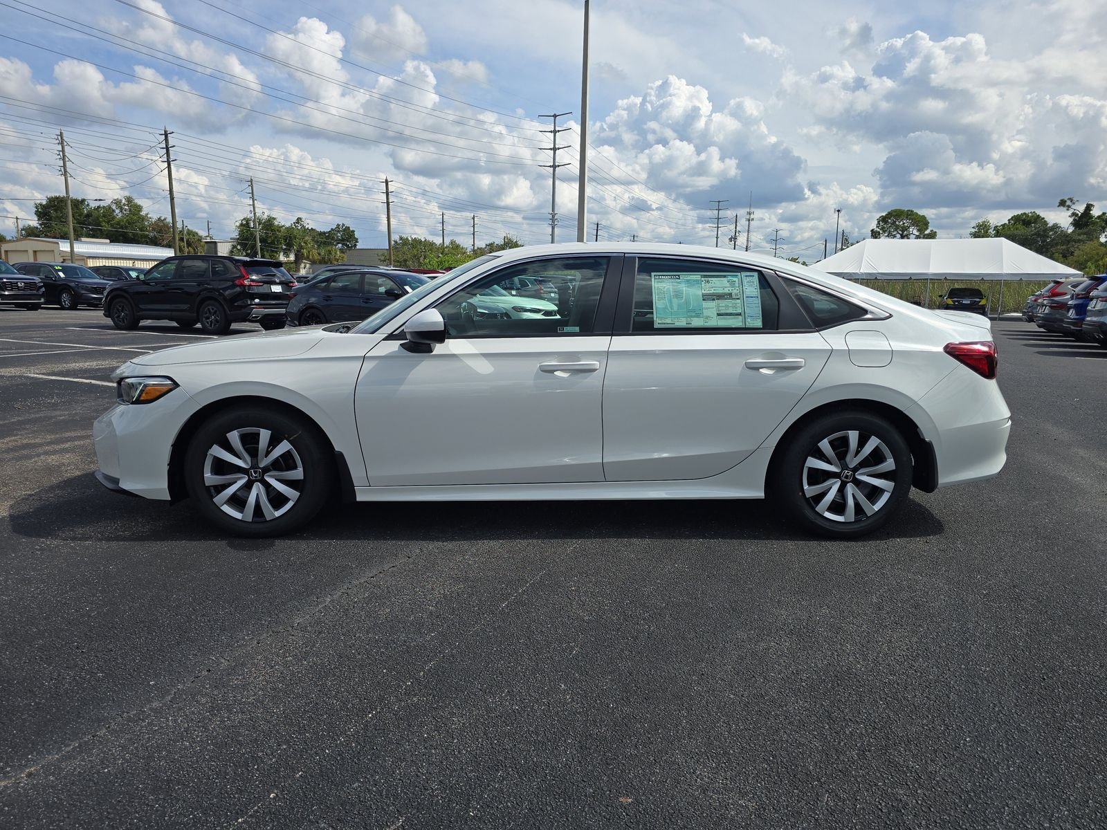 New 2026 Platinum White Pearl Honda LX image 6