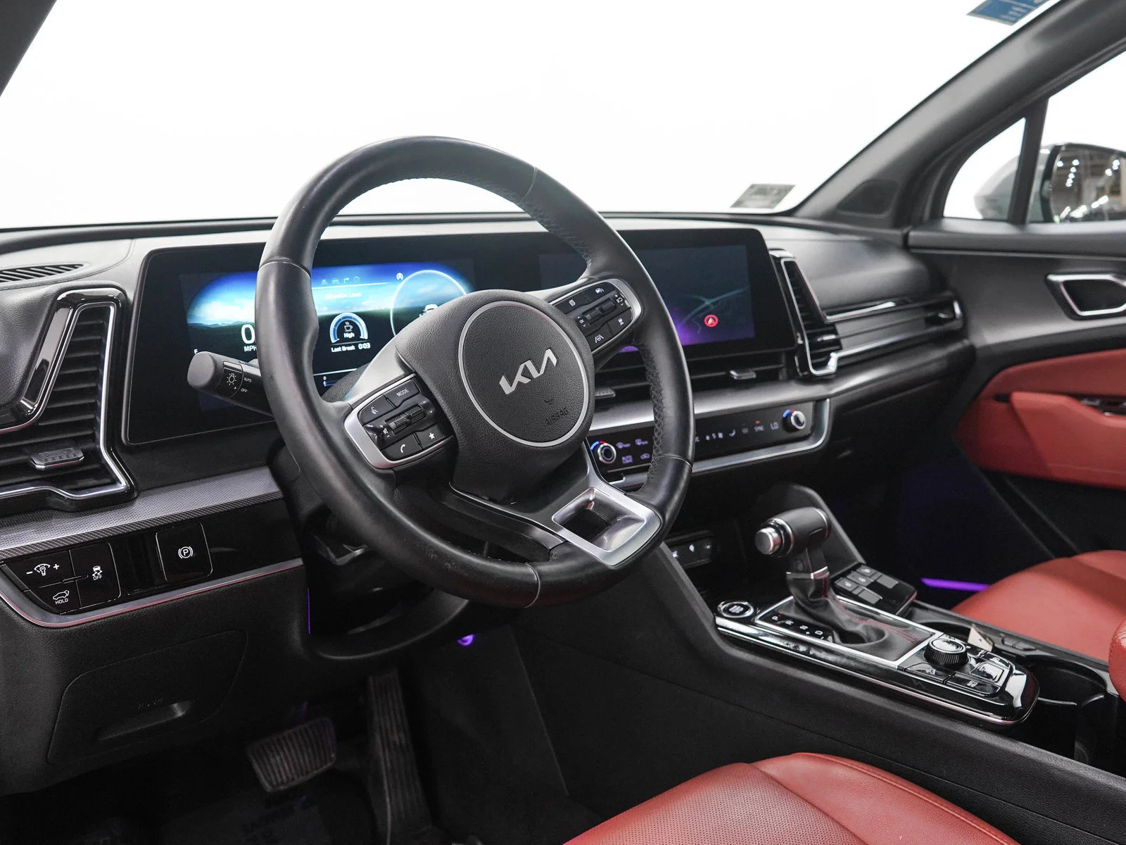 Used 2023 Wolf Gray Kia SX AWD w/ Carmine Red Interior image 26