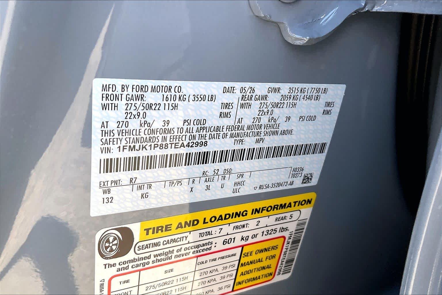 New 2026 Glacier Gray Metallic Tri-Coat Ford MAX King Ranch® image 20