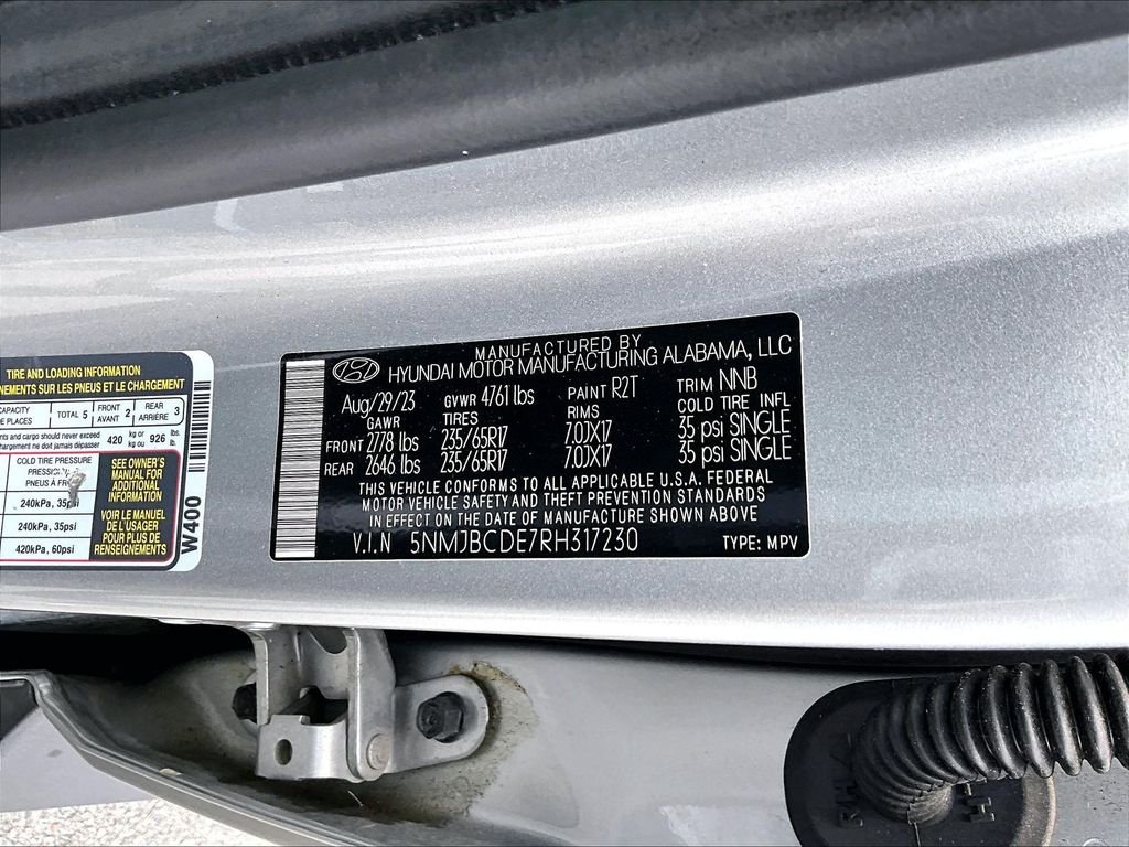 Used 2024 Shimmering Silver Hyundai SEL image 31