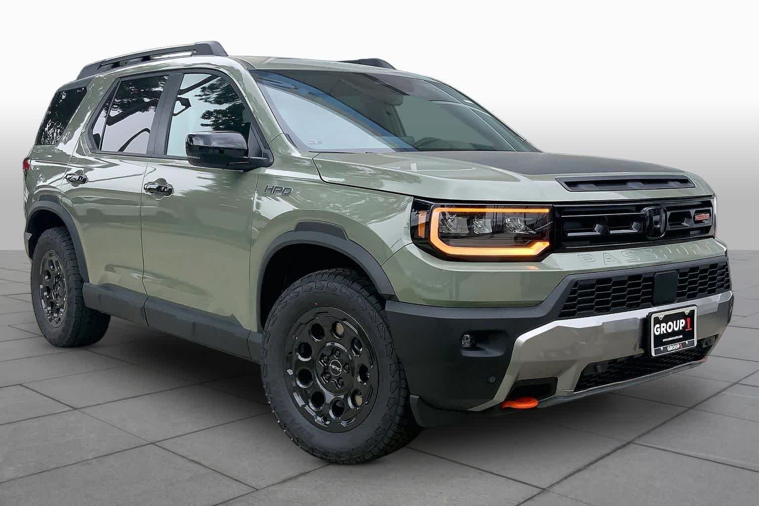 New 2026 Ash Green Metallic Honda TrailSport Blackout image 2