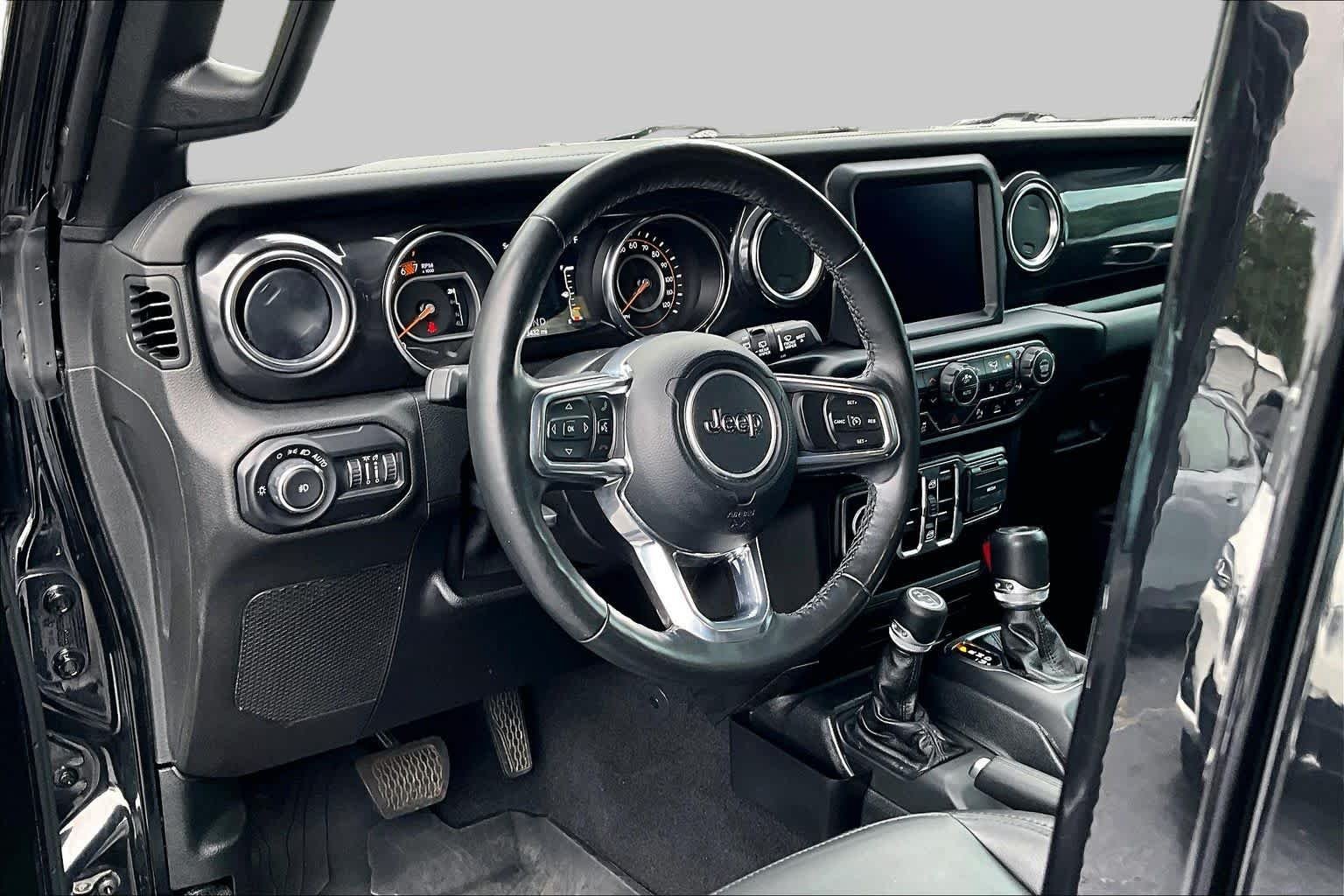 Used 2021 Black Clearcoat Jeep Unlimited Sahara Altitude image 16