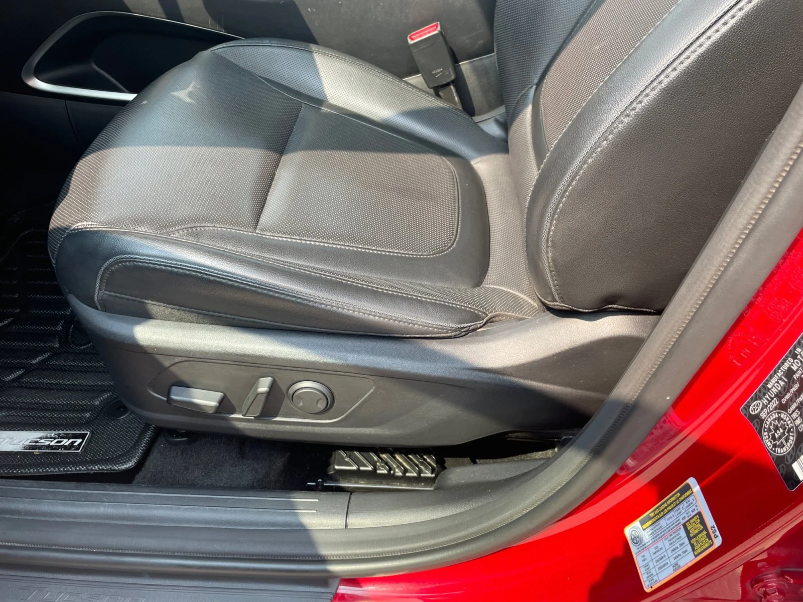 Used 2023 Crimson Red Hyundai LUXURY AWD image 15
