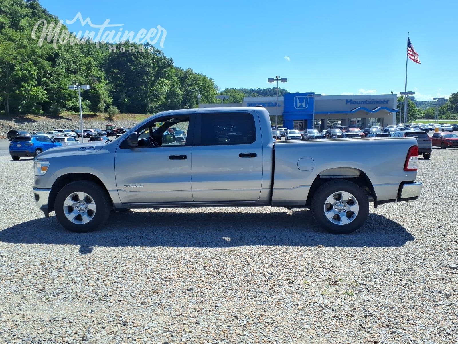 Used 2023 Billet Silver Metallic Clearcoat Ram Big Horn image 8