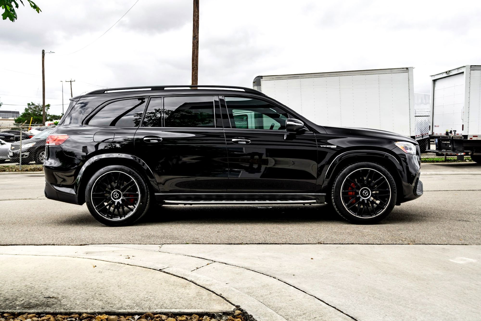 Certified Used 2021 Black Mercedes-Benz AMG® GLS 63 image 4